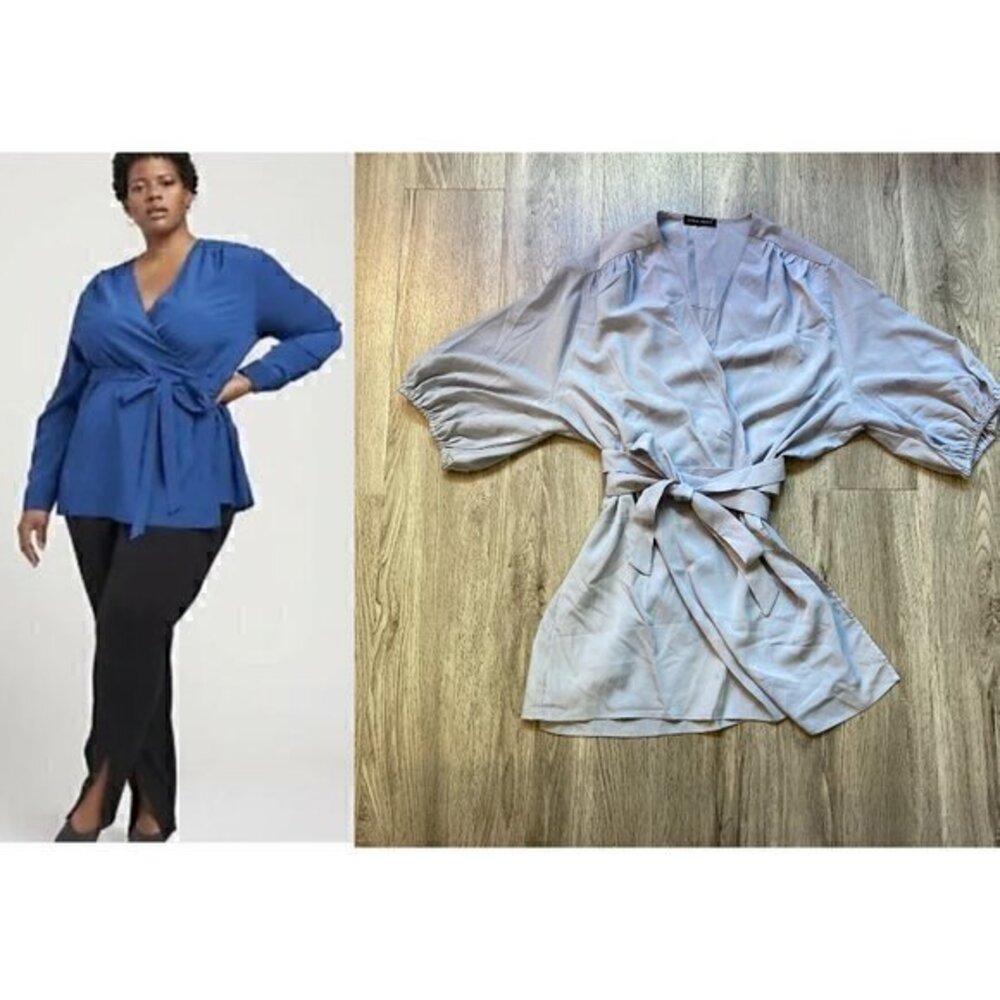 Universal Standard Rivers Wrap Top Size L NWOT